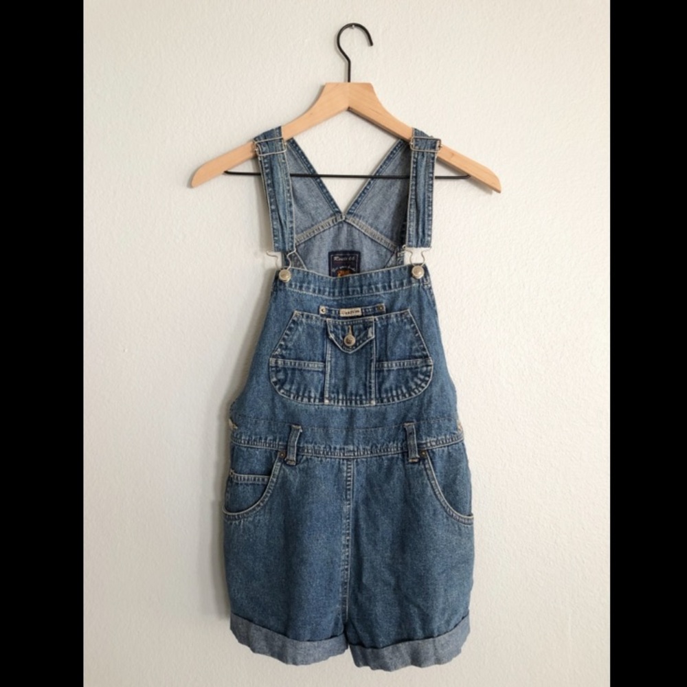 Vintage Route 66 Denim Overalls